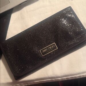 Jimmy Choo Sparkling Black Clutch